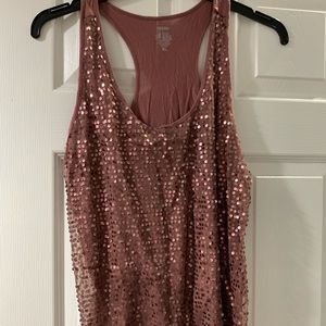 Xl Mossimo sleeveless top with sequins